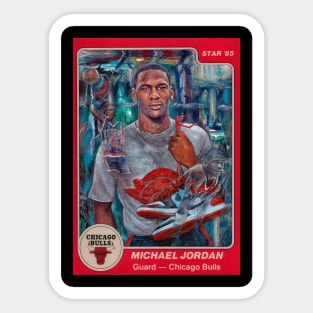 BASKETBALLART - JORDAN CARD Sticker